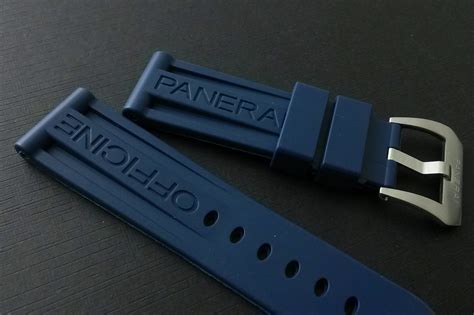 officine panerai official straps|panerai rubber strap 24mm.